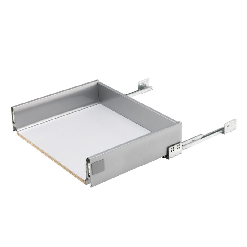 Prestige Soft Close Drawer Pack Silver Effect (L)600mm