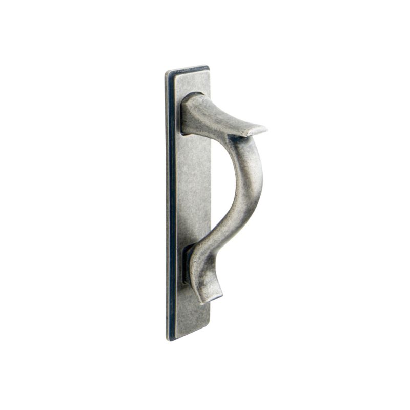 it Kitchens Traditional Latch and Back Plate Handle Antique Pewter Effect (Pack Of 2)