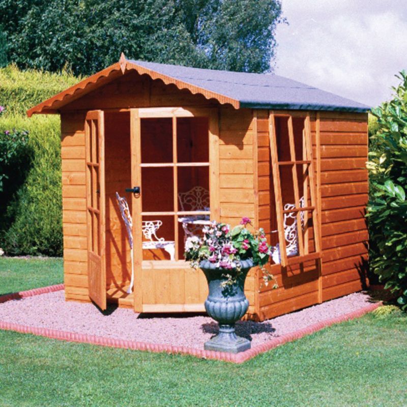 BandQ Buckingham Summerhouse - (H) 2.13m x (W) 1.98m x (D) 2.05m