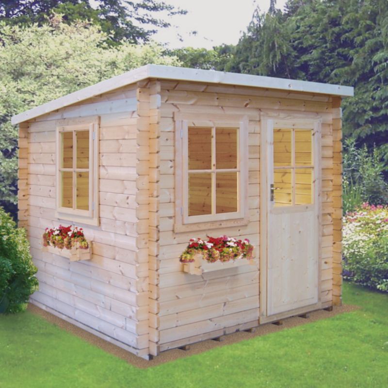 Save on this Dean Log Cabin - (H) 2.2m x (W) 2.39mx (D) 2.39m
