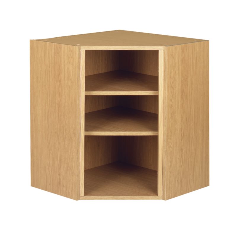 Cooke and Lewis Oak Diagonal Corner Wall Cabinet 625mm