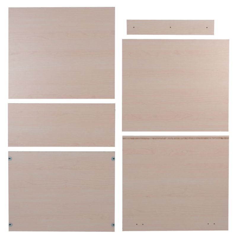 Cooke and Lewis Kitchens Cooke and Lewis Appliance Shelf Pack Ash 600mm