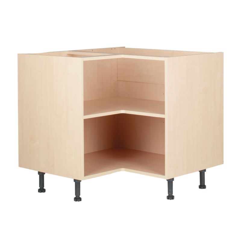 Cooke and Lewis Kitchens Cooke and Lewis Corner Base Unit Birch 925mm
