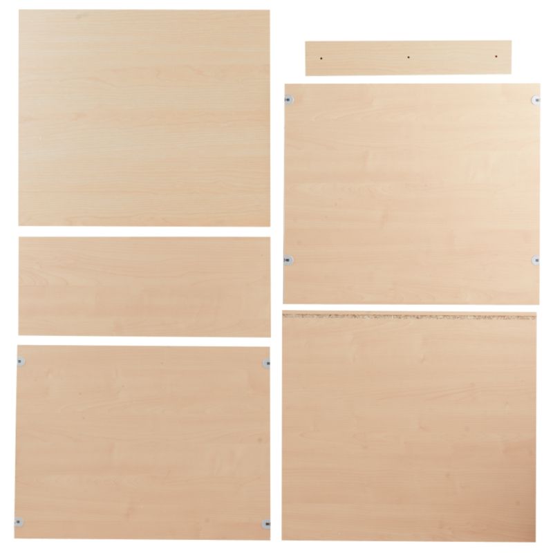 Cooke and Lewis Kitchens Cooke and Lewis Appliance Shelf Pack Birch 600mm