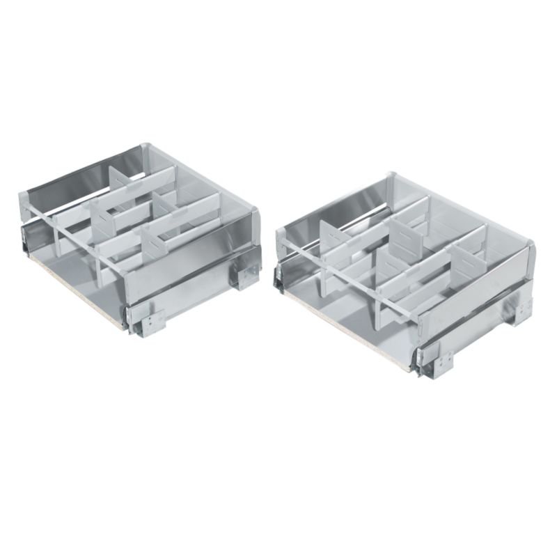 Cooke and Lewis Kitchens Cooke and Lewis Inset Pan Drawer Boxes (Pair) (D)600mm