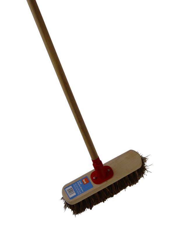 Bandq Bassine Bristle Broom Wooden Handle