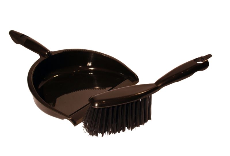Bandq Dustpan and Brush Stiff Bristles