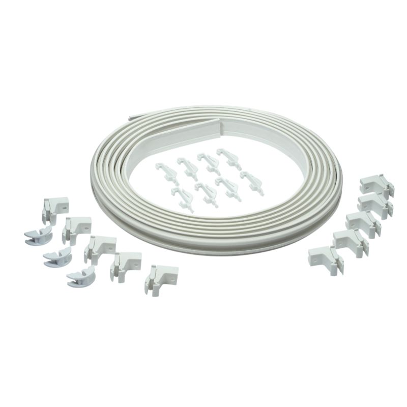 Colours by B&Q Lightweight Coil Track White 4.6M