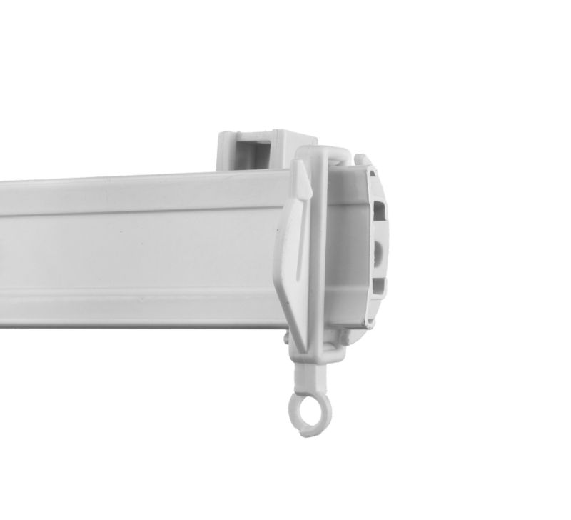 Colours by B&Q Uncorded Heavyweight Metal Track White (L)1.2m