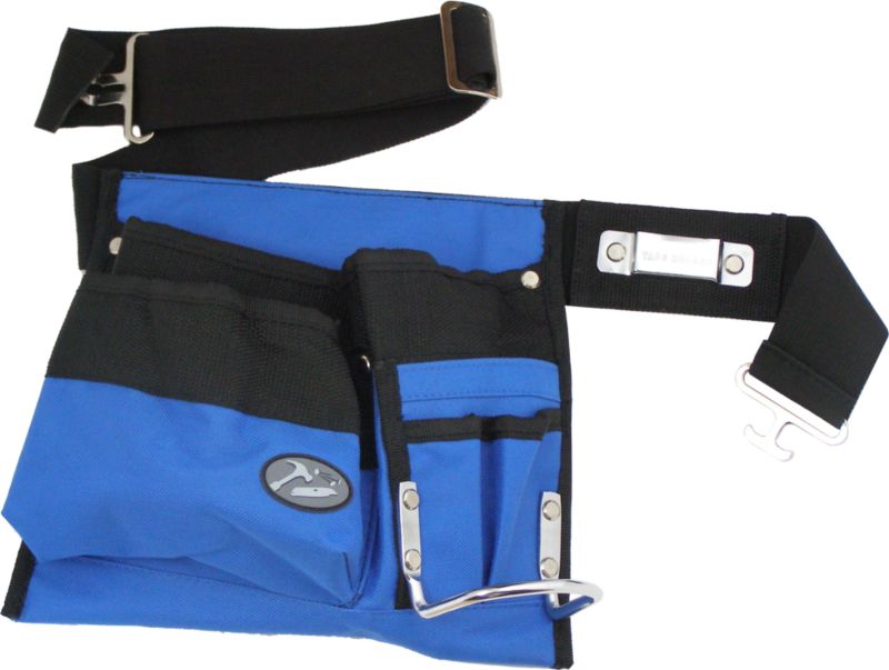 BampQ Core Canvas Carpenter39s Tool Pouch BlueBlackGrey