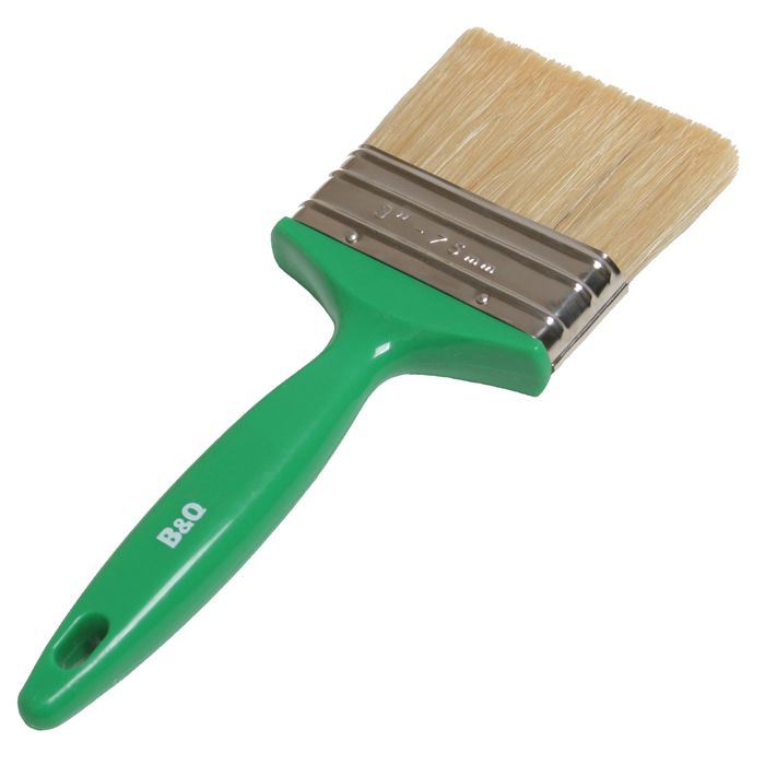 B&Q Woodstain Brush 3 Inch