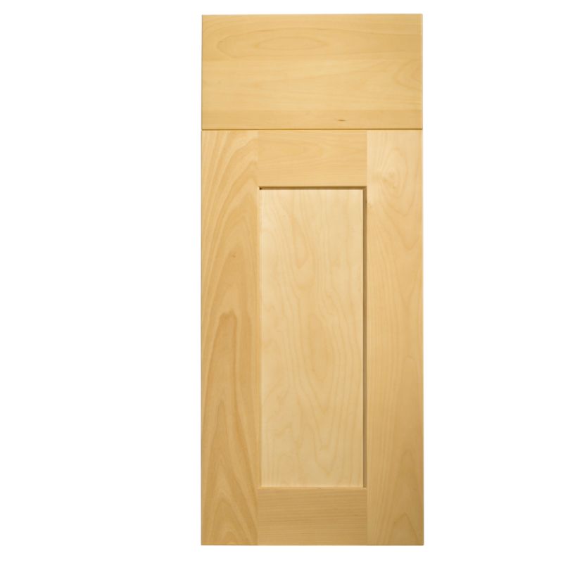 Cooke and Lewis Kitchens Cooke and Lewis Birch Veneer Shaker Pack M Door and Drawer 300mm