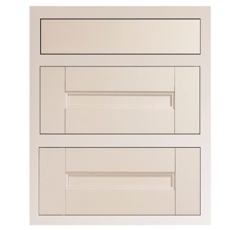 Cooke and Lewis Kitchens Cooke and Lewis Radcliffe Pack Y Door / Drawer Fronts White 600mm