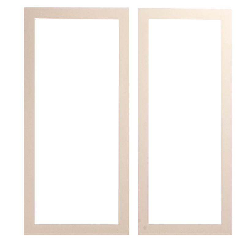 Cooke and Lewis Kitchens Cooke and Lewis Radcliffe Open End Wall Door White 335mm