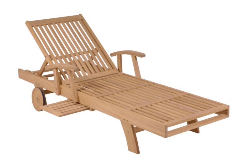 Chilworth Sun Lounger Natural Effect