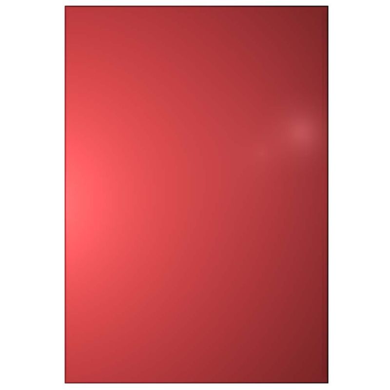 Cooke and Lewis Kitchens Cooke and Lewis High Gloss Red Gloss Cream Slab Red Support Panel C