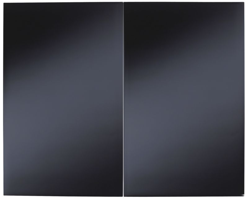 Cooke and Lewis Kitchens Cooke and Lewis High Gloss Black Pack E Larder Doors 600mm Pack of 2
