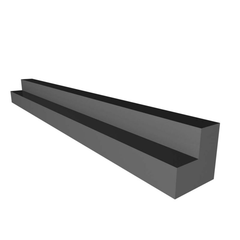 Cooke and Lewis Kitchens Cooke and Lewis High Gloss Black Wall Corner Post
