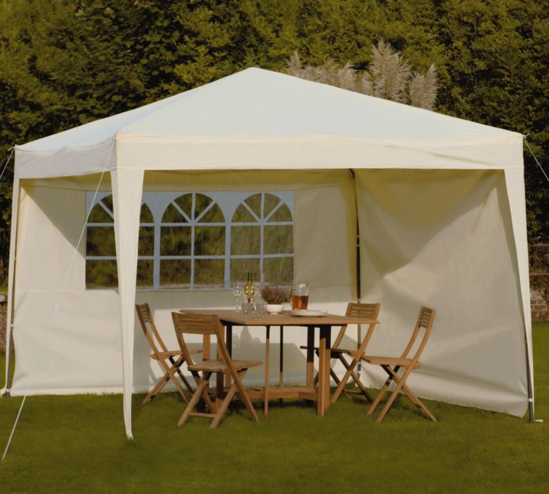 Unbranded Pop Up Gazebo 3X3M With Side Panels