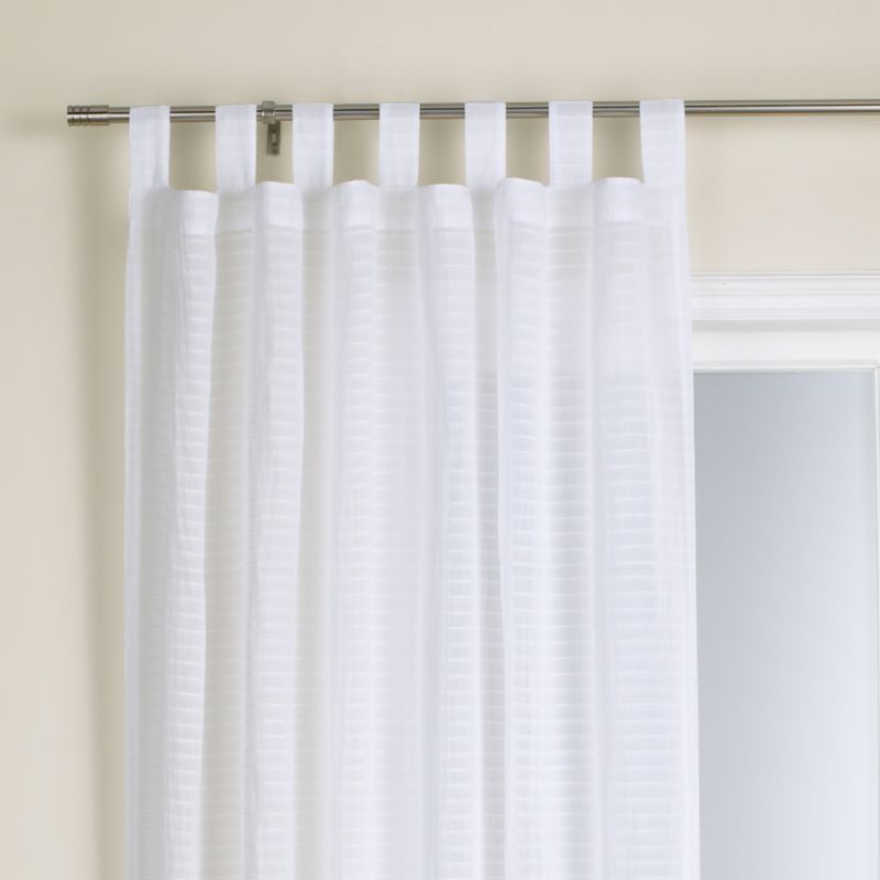 Colours by B&Q Wesley Tab Top Voiles White