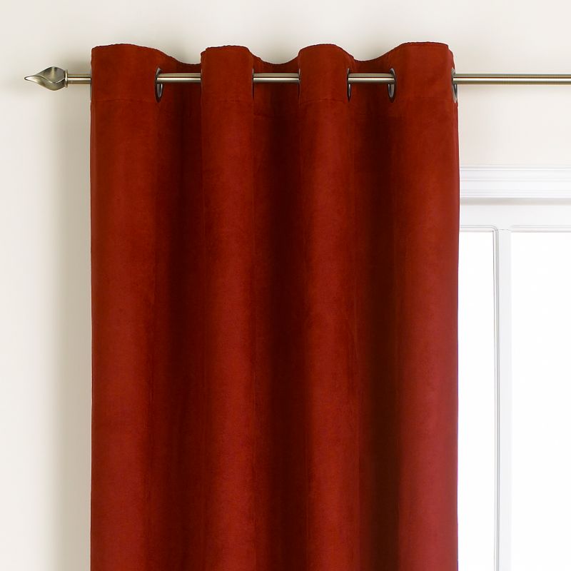 Colours by BandQ Morgan Eyelet Curtains Red