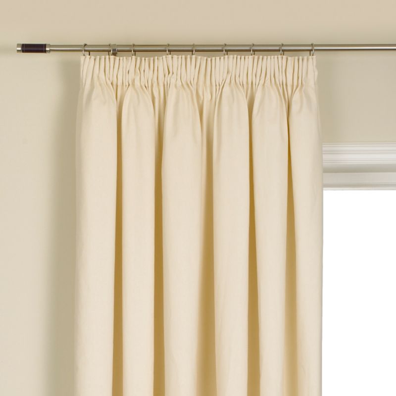 Colours by BandQ Mali Pleated Curtains Natural