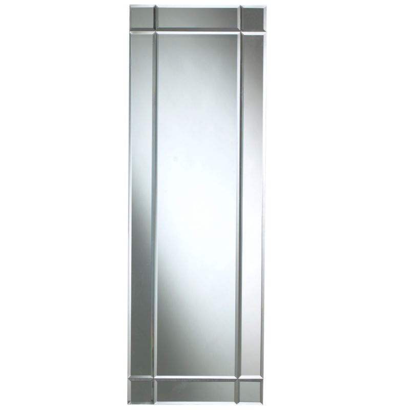 Colours Collection by BandQ Art Deco Glass Mirror H117 x W40cm