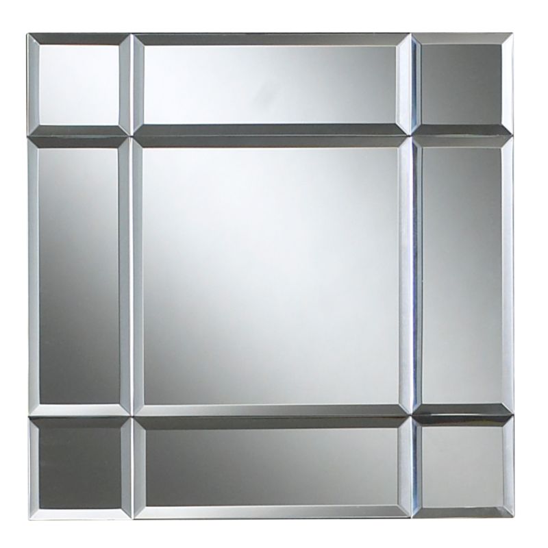 Colours Collection by BandQ Art Deco Glass Mirror H36 x W36cm
