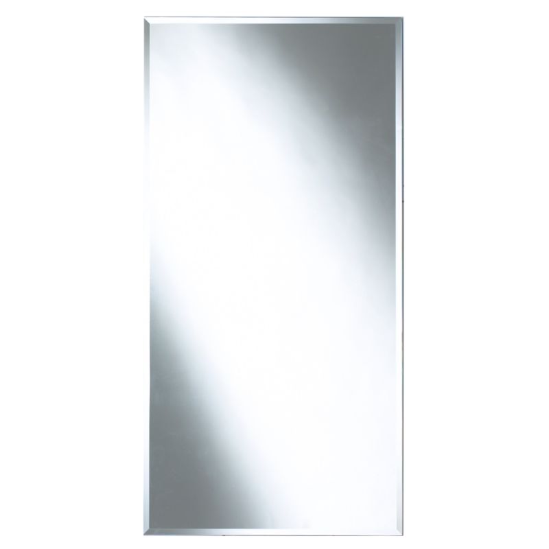 Colours by BandQ Bevelled Rectangle Mirror H90 x W45cm