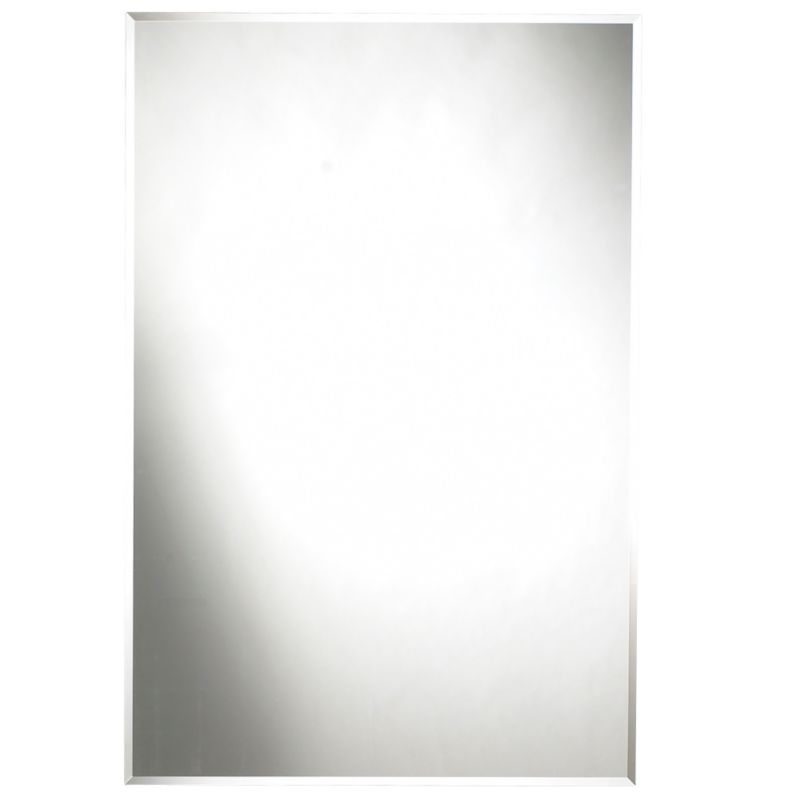 Colours by BandQ Bevelled Rectangle Mirror H90 x W60cm