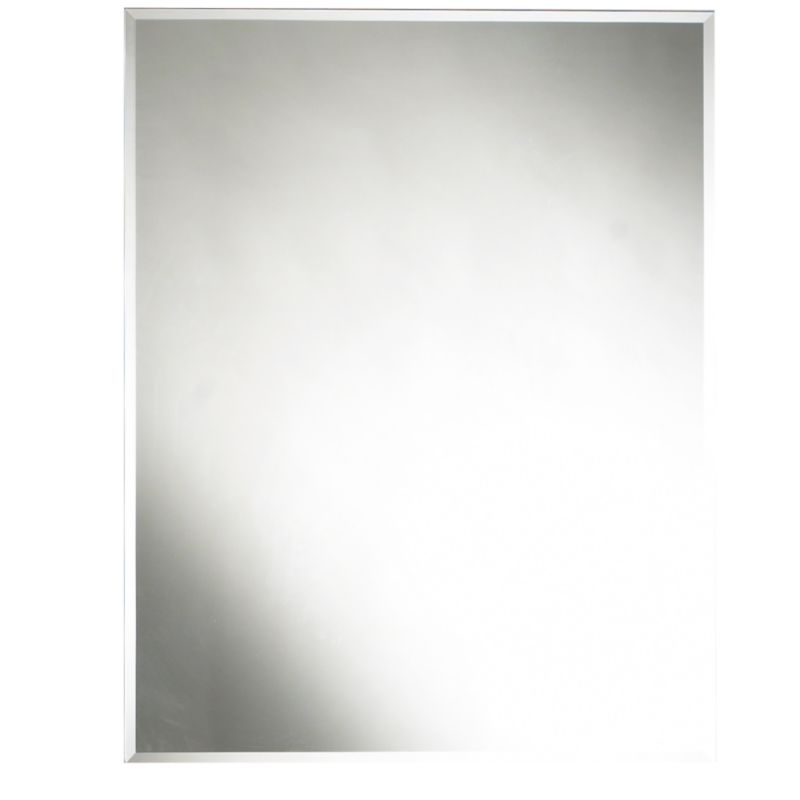 Colours by B&Q Bevelled Rectangle Mirror (H)70 x (W)55cm