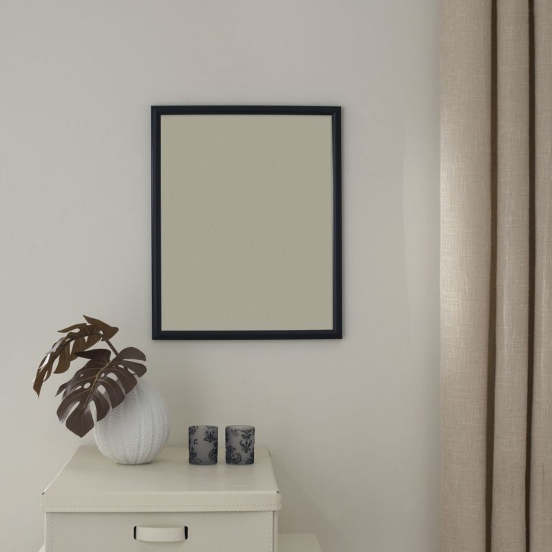 Colours by BandQ Plastic Picture Frame Black H 44 x W 54 cm