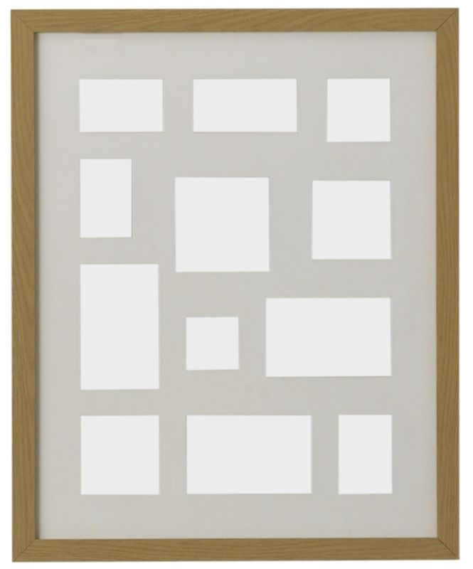 Colours by BandQ Picture Frame Oak Effect H 48 x W 58 cm
