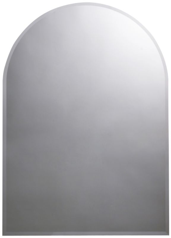 Colours by B&Q Arch Bevelled Mirror (H) 70 x (W) 50 cm