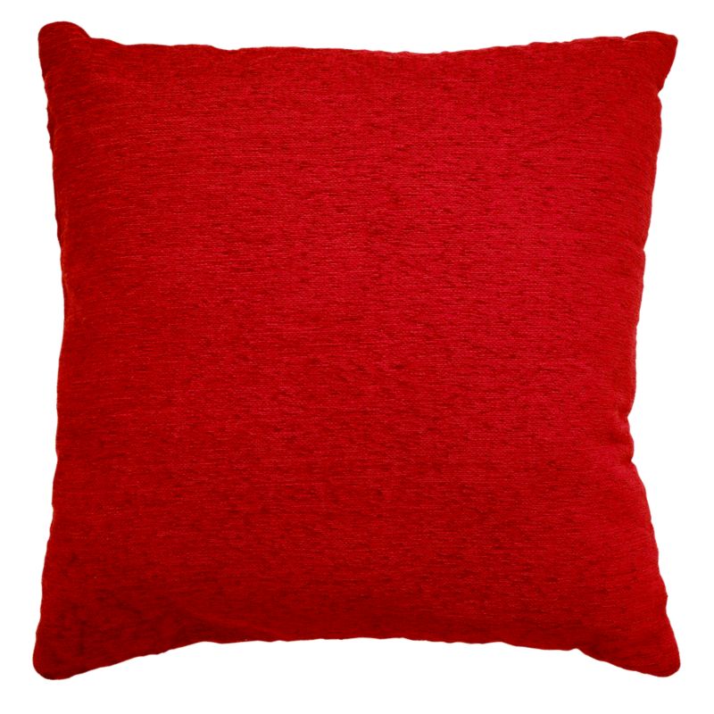 Colours Collection by BampQ Simple Chenille Cushion Red