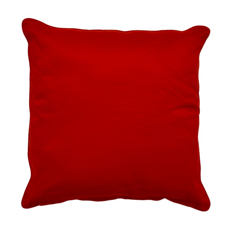 Colours Collection by BampQ Faux Silk Cushion Red