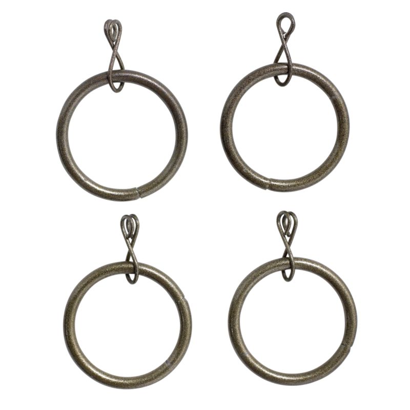Colours By Bandq Curtain Rings Antique Brass Effect