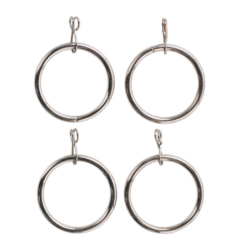 Colours By Bandq Curtain Rings Chrome Effect