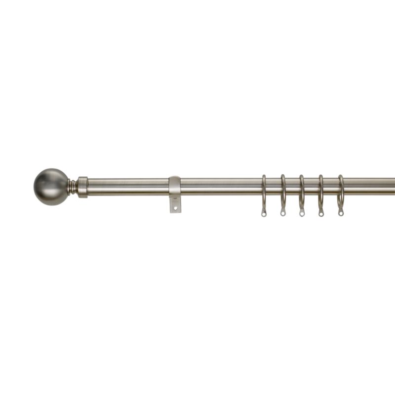 Brocante Ball End Extendable Metal Curtain Pole