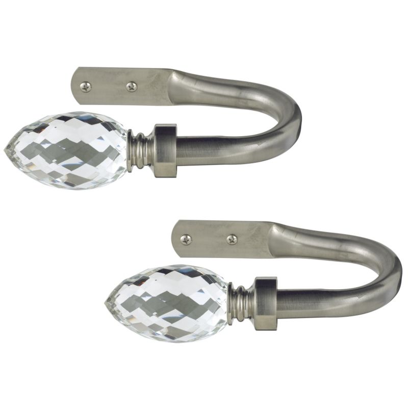 Slide On Curtain Brackets Stainless Steel Diners