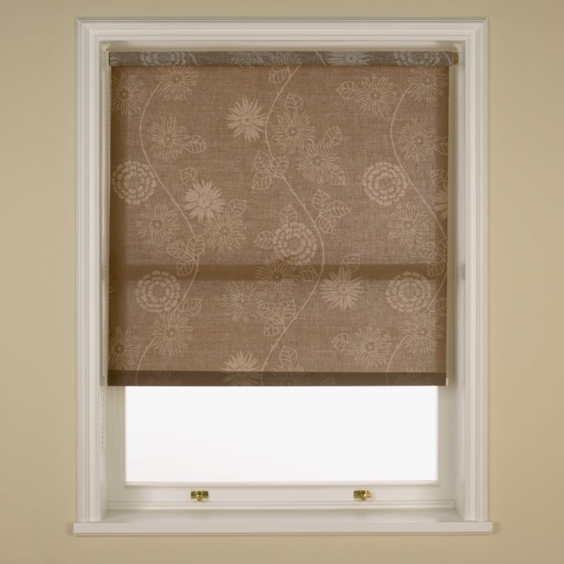 Colours by BandQ Portia Roller Blind Chocolate