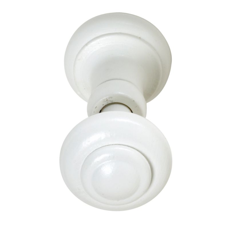 Colours by BandQ Wooden Hold Back White