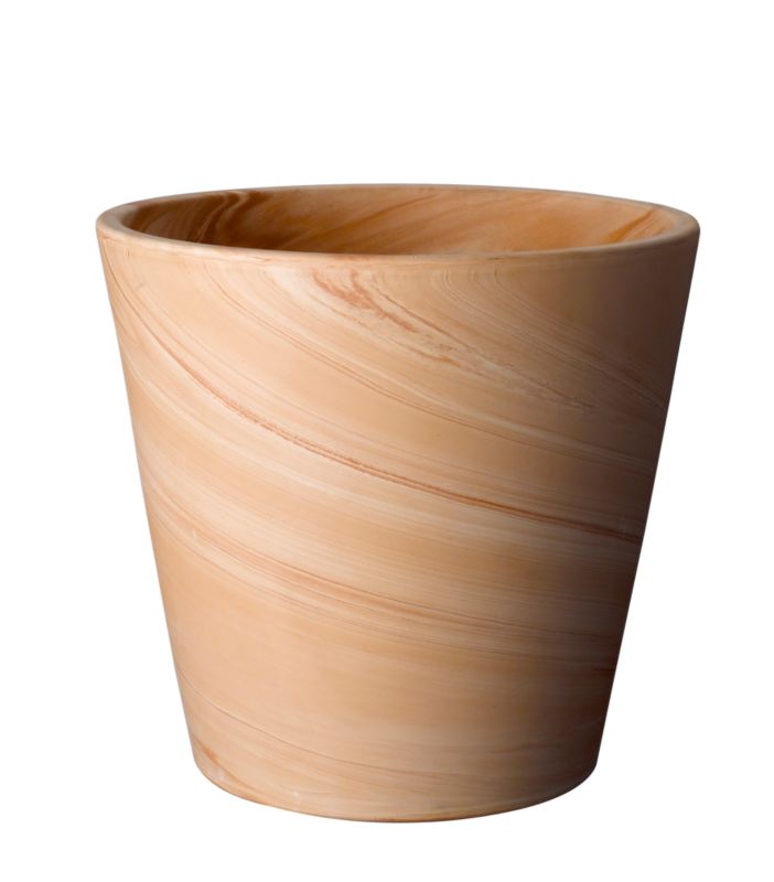Terracotta Marble Indoor Pot 24cm