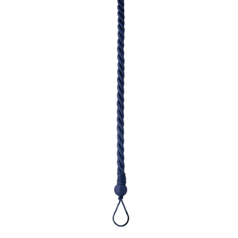 Colours By Bandq Matt Rope Curtain Tieback Blue