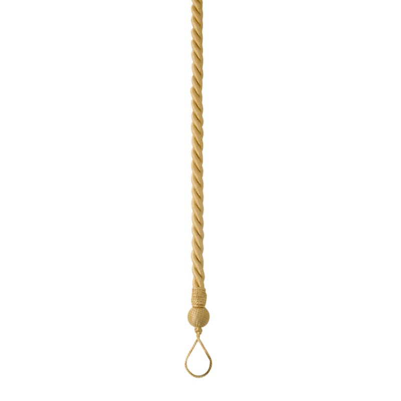 Colours By Bandq Matt Rope Curtain Tieback Gold Effect