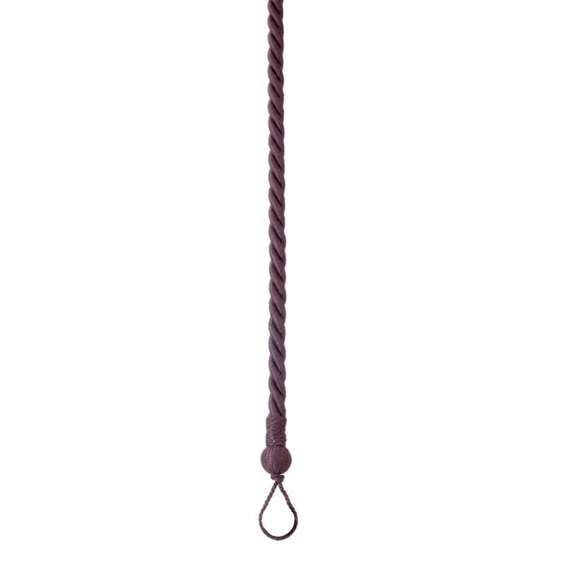 Colours By Bandq Matt Rope Curtain Tieback Plum