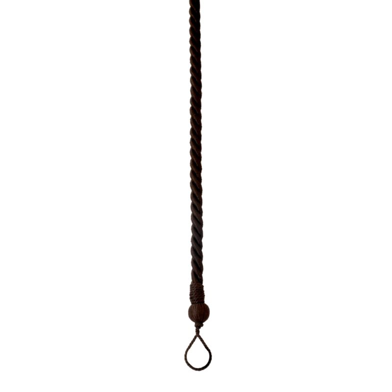 Colours By Bandq Matt Rope Curtain Tieback Chocolate
