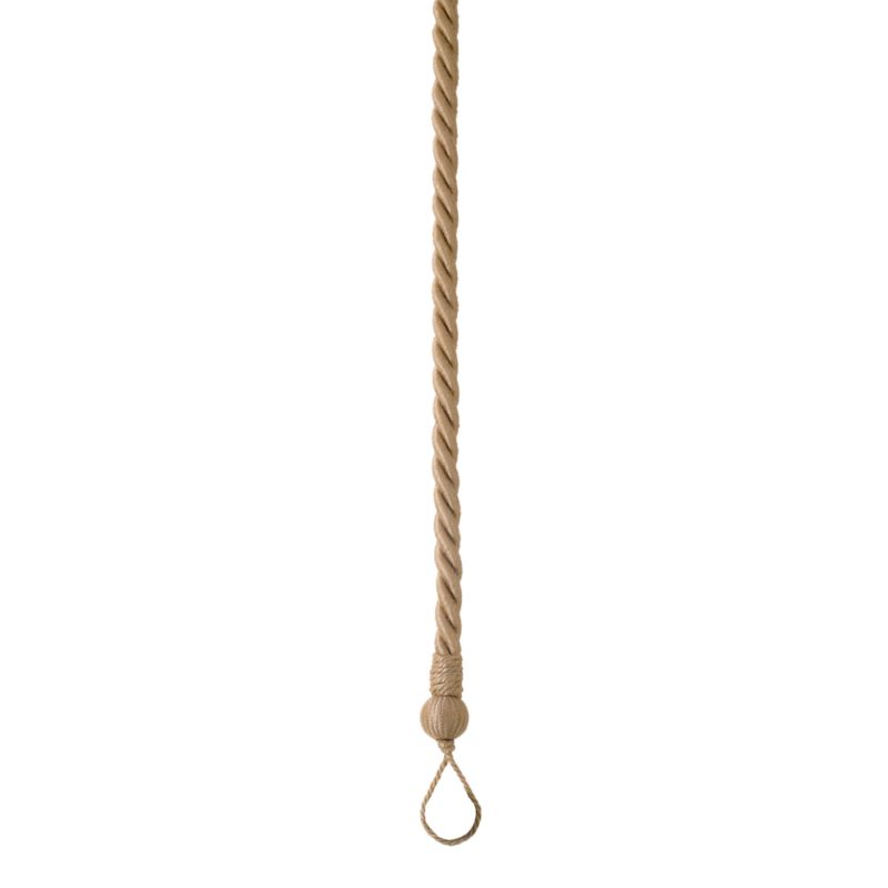 Colours By Bandq Matt Rope Curtain Tieback Taupe