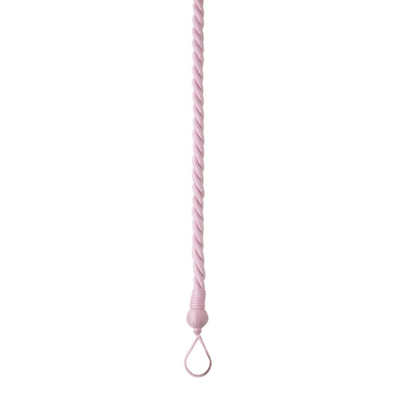 Colours By Bandq Matt Rope Curtain Tieback Pink