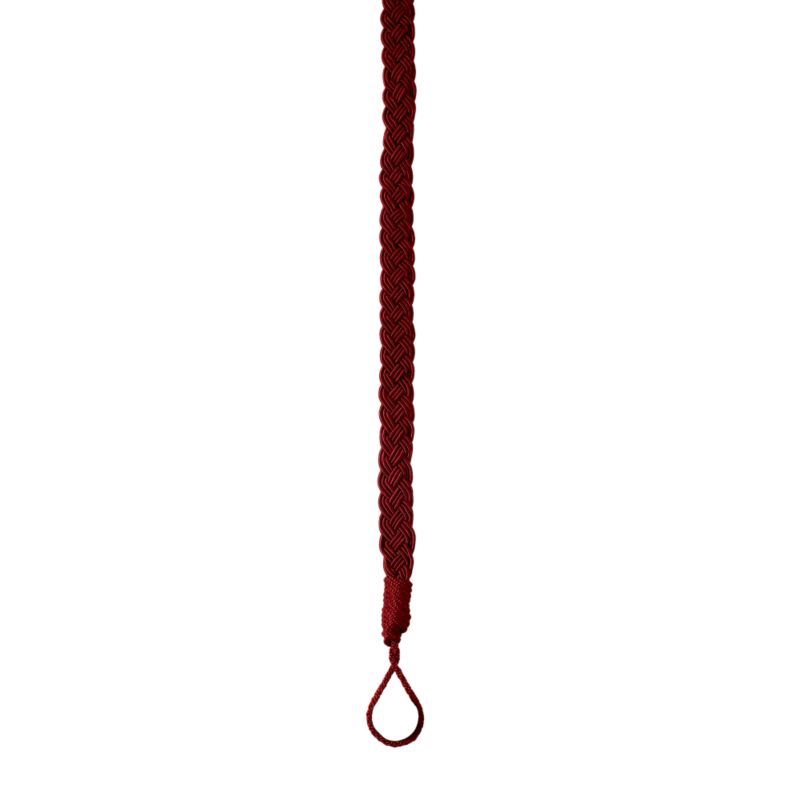 Colours By Bandq Plaited Gimp Curtain Tieback Red